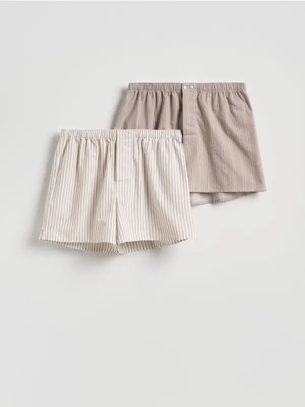 Reserved Reserved - MEN`S BOXER SHORTS - krem