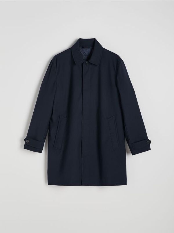 Reserved Reserved - MEN`S COAT - mornarsko plava