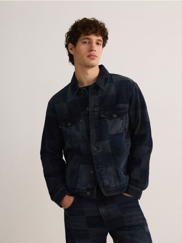 Reserved Reserved - MEN`S JACKET - steel blue