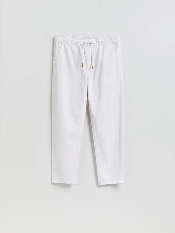 Reserved Reserved - MEN`S JEANS TROUSERS - bijela
