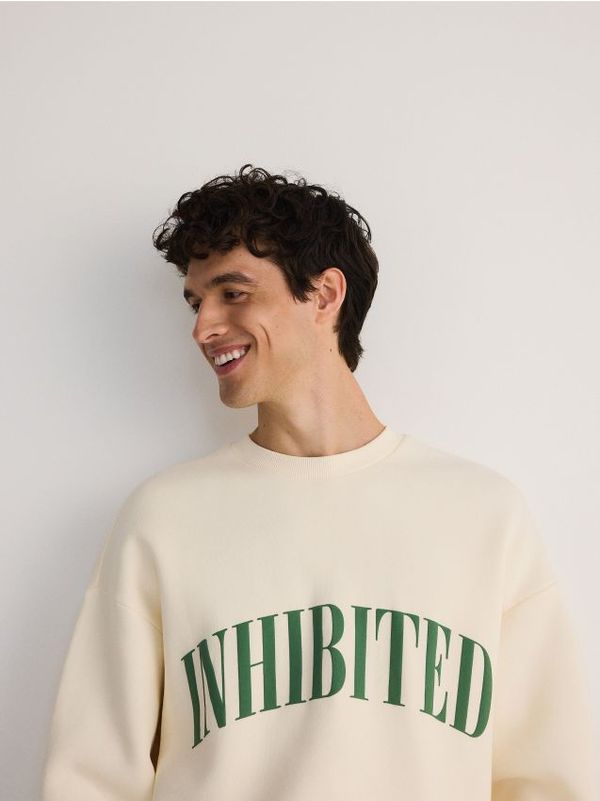 Reserved Reserved - MEN`S JOGGING TOP - krem