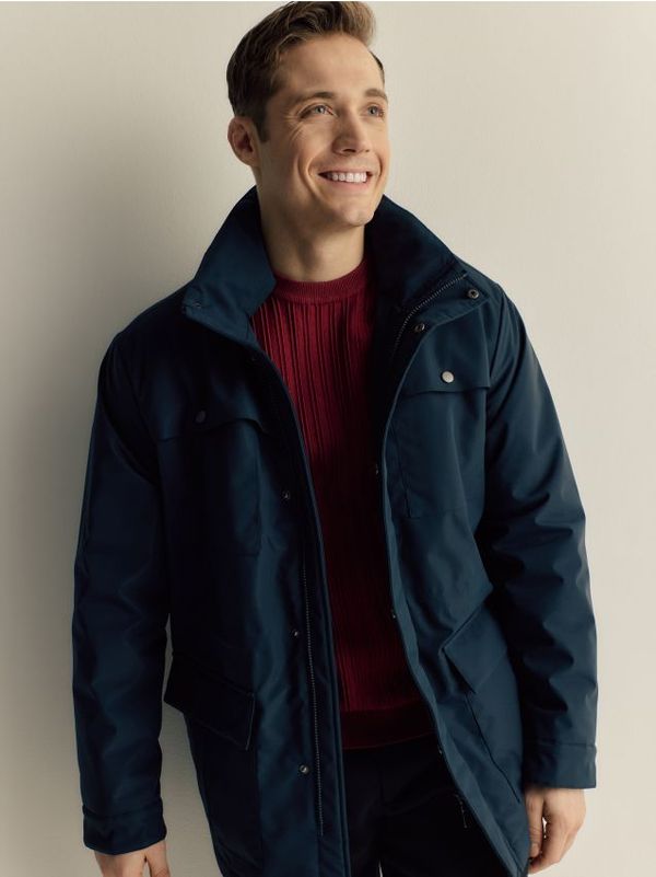 Reserved Reserved - MEN`S OUTER JACKET - mornarsko plava