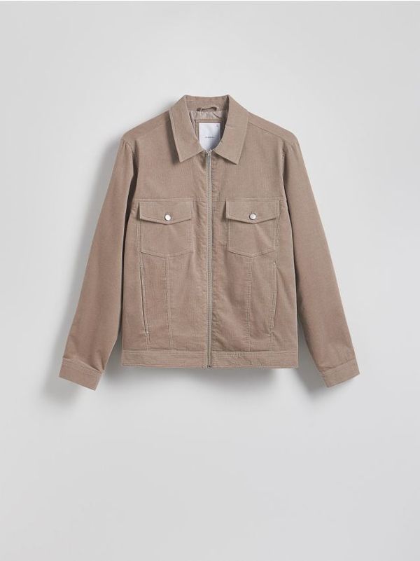 Reserved Reserved - MEN`S OUTER JACKET - zlatnosmeđe