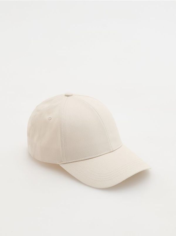 Reserved Reserved - MEN`S PEAKED CAP - bež