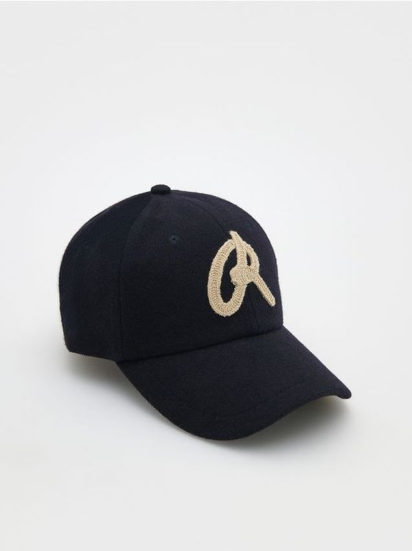 Reserved Reserved - MEN`S PEAKED CAP - mornarsko plava