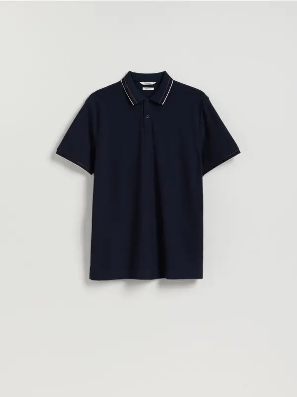 Reserved Reserved - MEN`S POLO - mornarsko plava