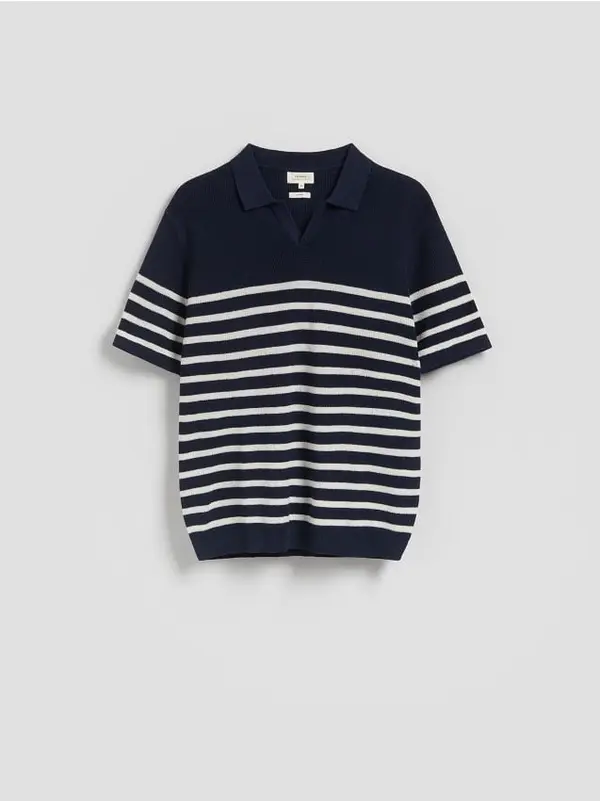Reserved Reserved - MEN`S POLO - mornarsko plava