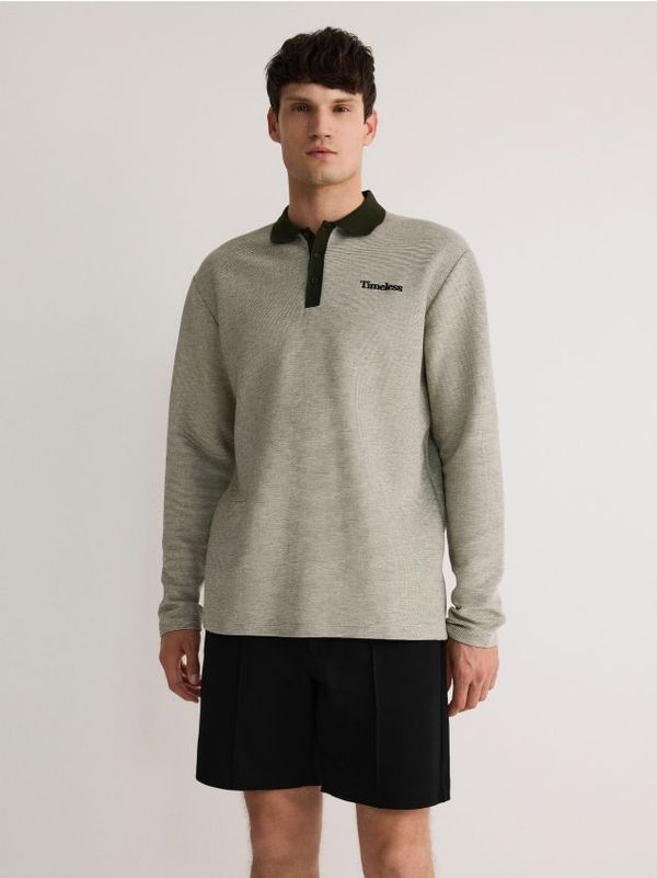 Reserved Reserved - MEN`S POLO - zelena