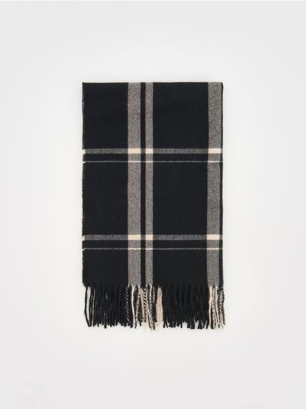 Reserved Reserved - MEN`S SCARF - crno