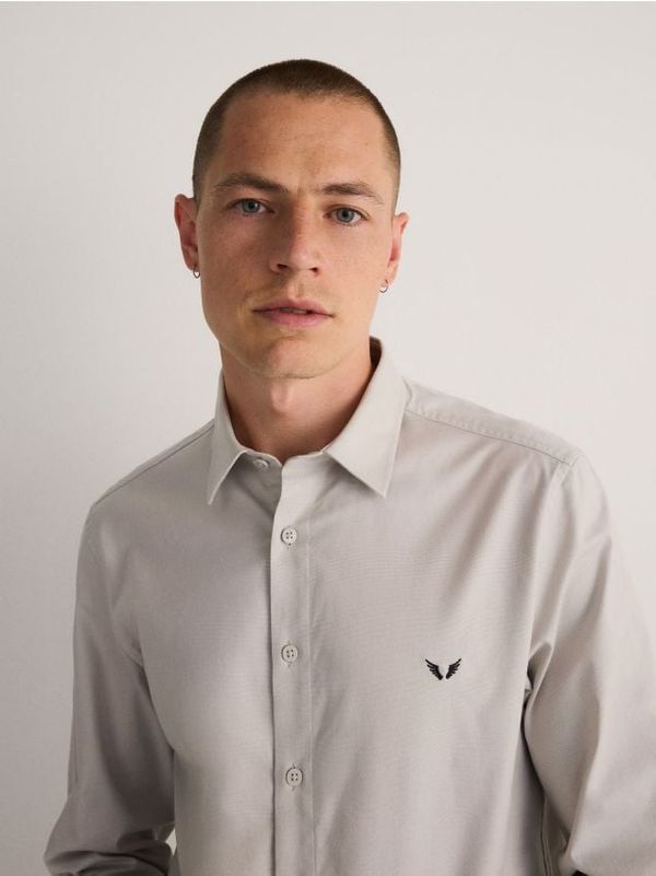 Reserved Reserved - MEN`S SHIRT - bež