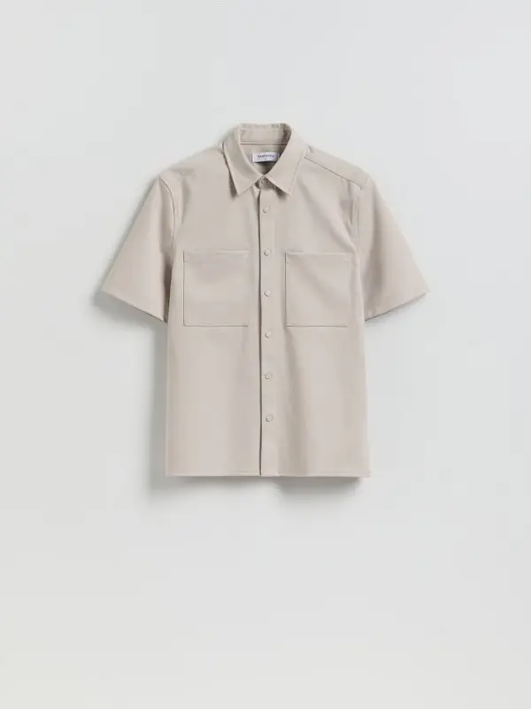 Reserved Reserved - MEN`S SHIRT - bež