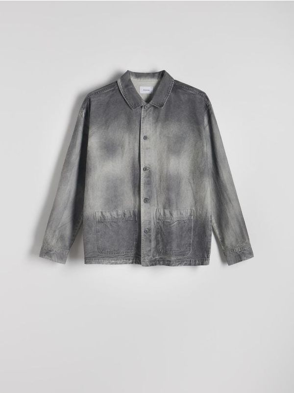 Reserved Reserved - MEN`S SHIRT - tamnosivo