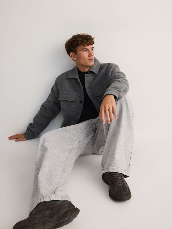 Reserved Reserved - MEN`S SHIRT - tamnosivo