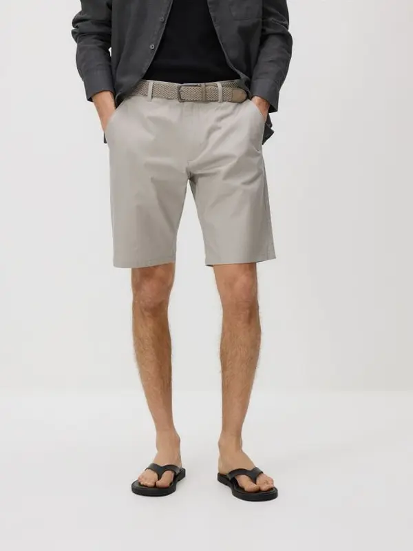 Reserved Reserved - MEN`S SHORTS & BELT - boja kave