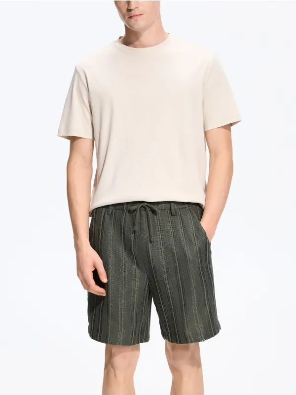 Reserved Reserved - MEN`S SHORTS - čeličnozeleno