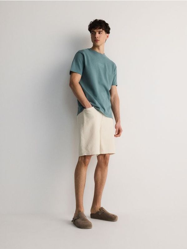 Reserved Reserved - MEN`S SHORTS - krem