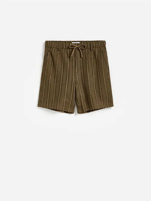 Reserved Reserved - MEN`S SHORTS - smeđi