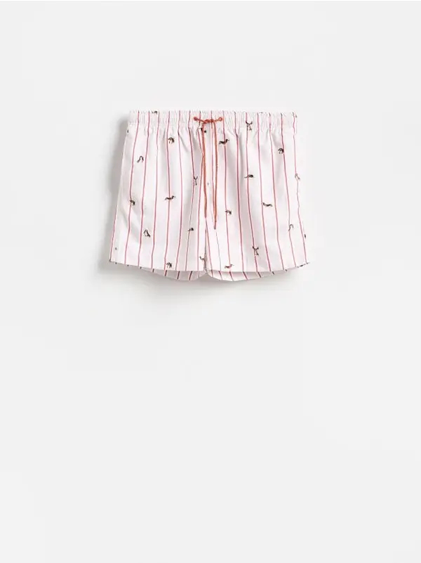 Reserved Reserved - MEN`S SWIMMING SHORTS - prljavoroza