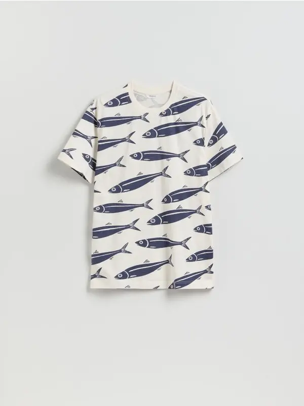Reserved Reserved - MEN`S T-SHIRT - bež