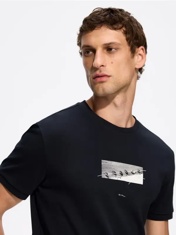 Reserved Reserved - MEN`S T-SHIRT - crno