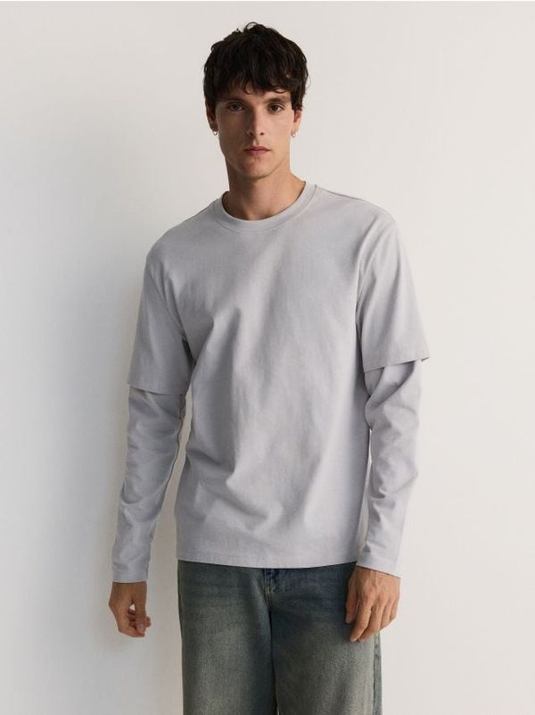 Reserved Reserved - MEN`S T-SHIRT - light grey