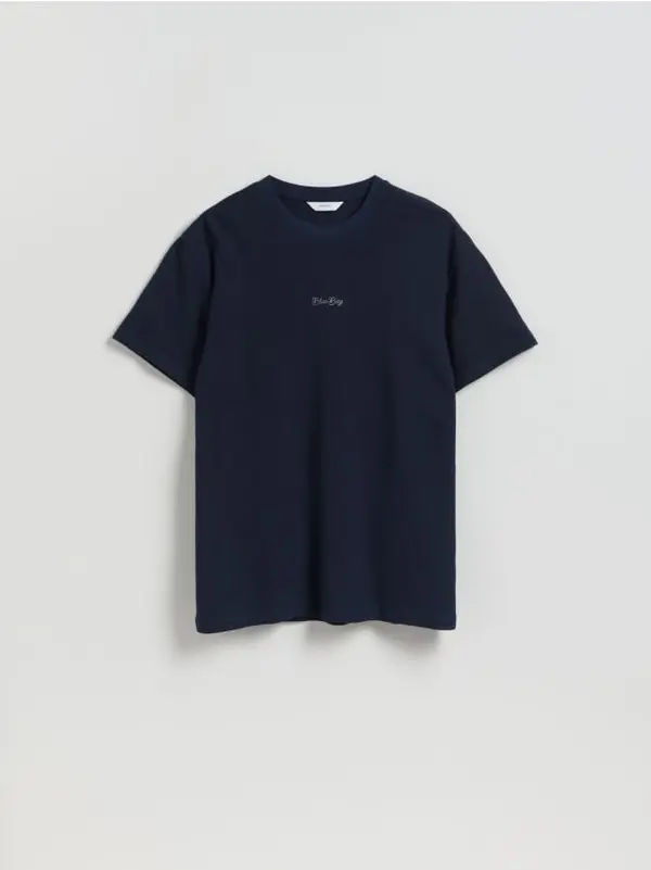 Reserved Reserved - MEN`S T-SHIRT - mornarsko plava