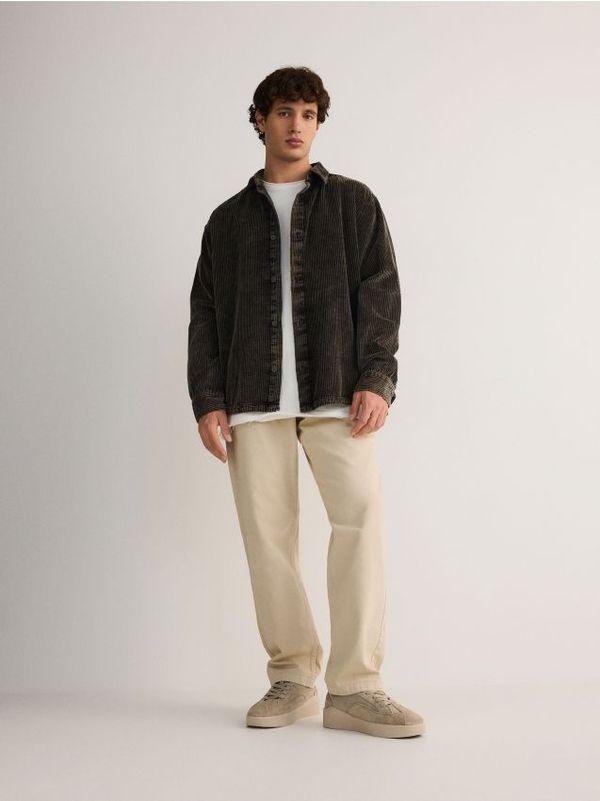 Reserved Reserved - MEN`S TROUSERS - bež