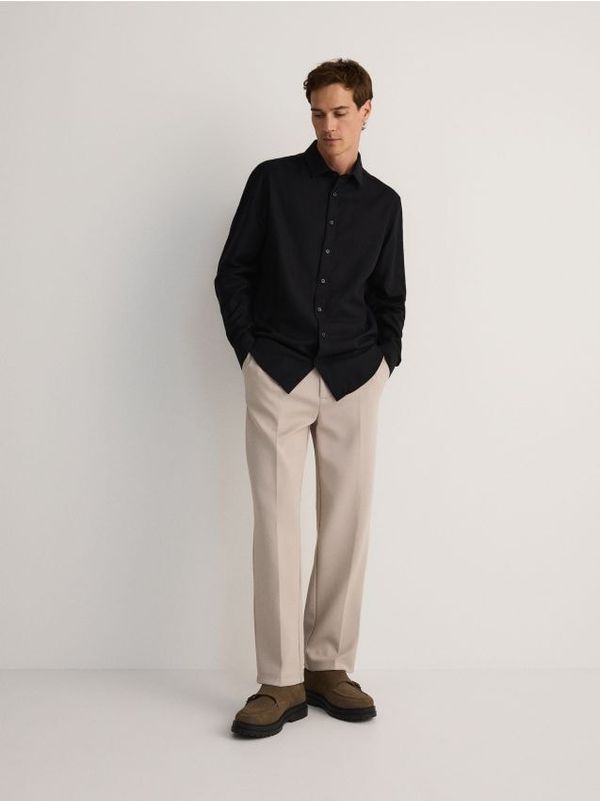 Reserved Reserved - MEN`S TROUSERS - light grey