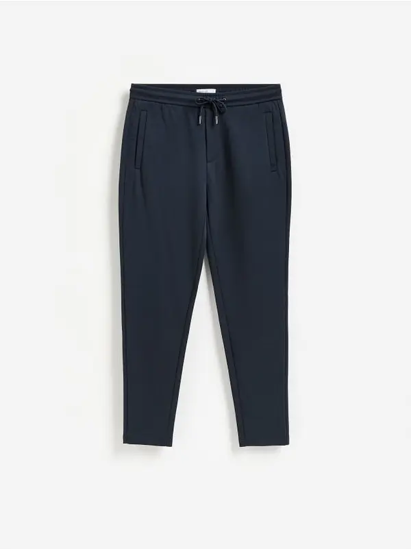 Reserved Reserved - MEN`S TROUSERS - mornarsko plava