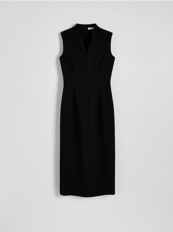 Reserved Reserved - Midi haljina - crno