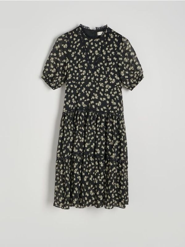 Reserved Reserved - Midi haljina s uzorkom - šaren