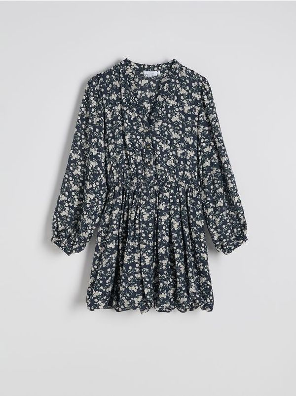 Reserved Reserved - Midi haljina s visokim udjelom modalnih vlakana - šaren