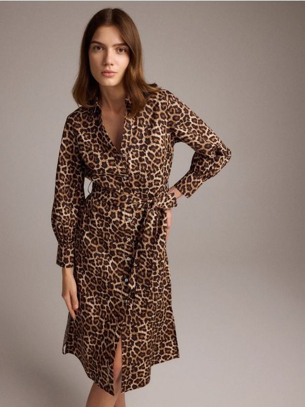 Reserved Reserved - Midi haljina sa životinjskim uzorkom - šaren
