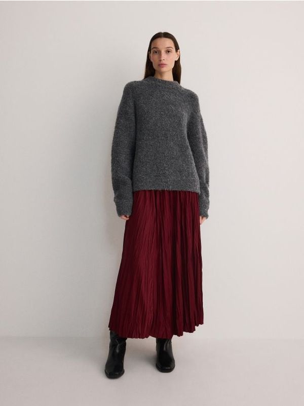 Reserved Reserved - Midi suknja - boja kestena