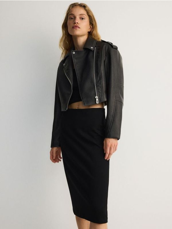 Reserved Reserved - Midi suknja - crno