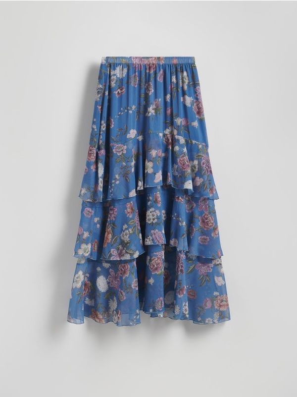 Reserved Reserved - Midi suknja s volanima - šaren