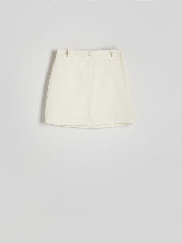 Reserved Reserved - Mini suknja - krem
