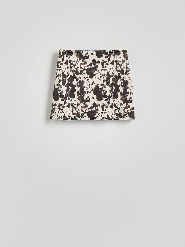 Reserved Reserved - Mini suknja sa životinjskim uzorkom - šaren