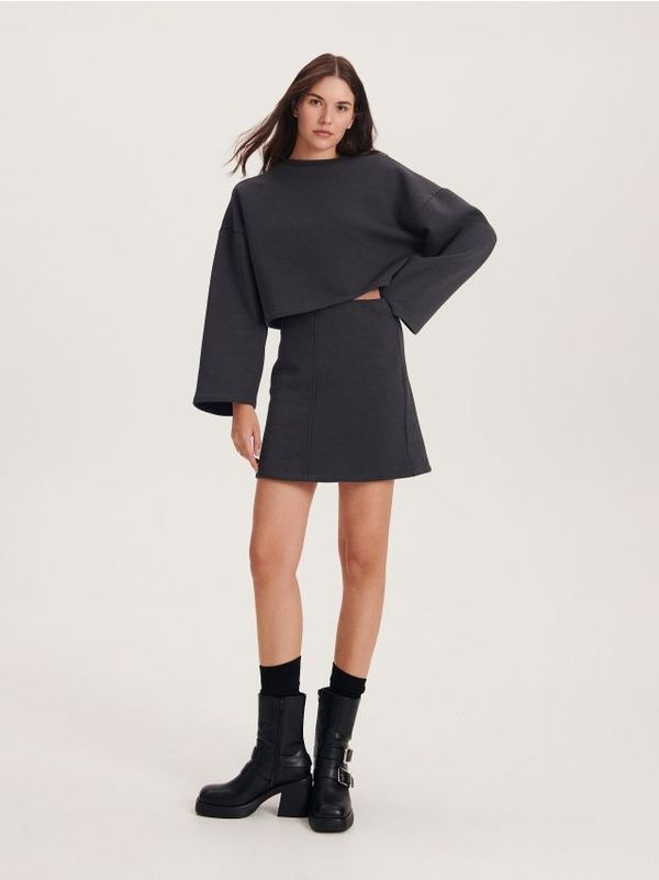 Reserved Reserved - Mini suknja - tamnosivo