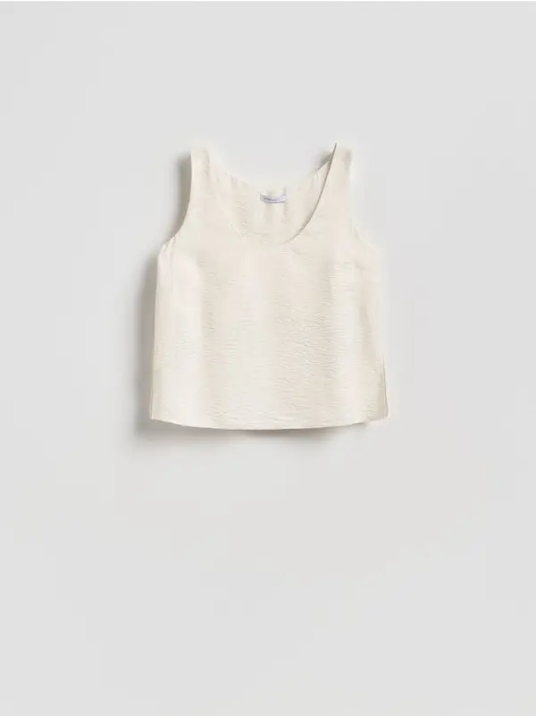 Reserved Reserved - Modalni top - krem