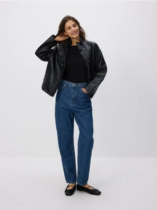 Reserved Reserved - Mom fit traperice - plavo