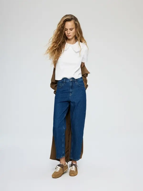 Reserved Reserved - Mom fit traperice - plavo