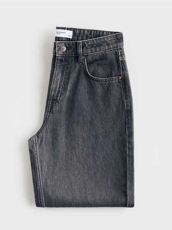 Reserved Reserved - Mom fit traperice - siva