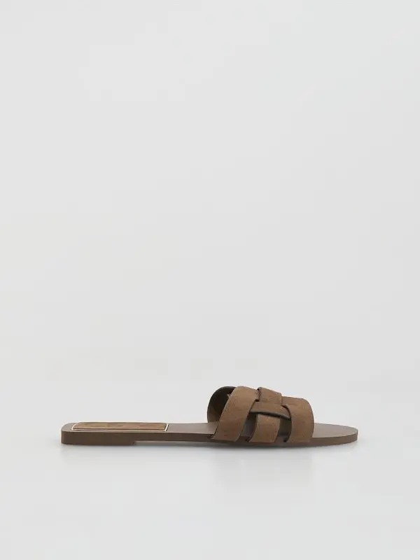Reserved Reserved - Natikače od brušene kože - bež