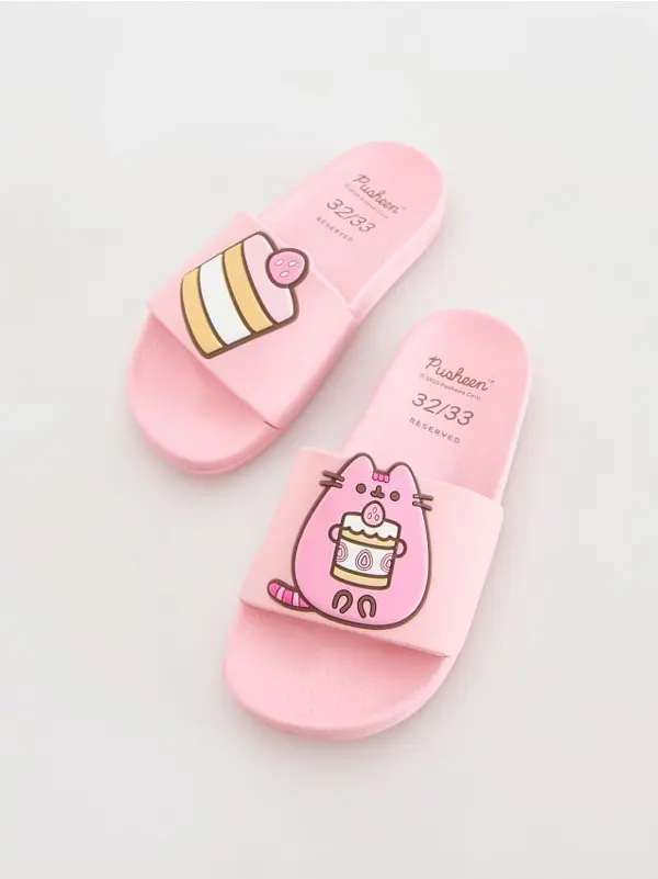 Reserved Reserved - Natikače Pusheen - pastelnoružičasto