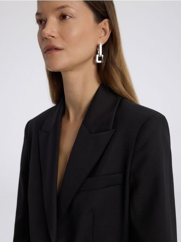 Reserved Reserved - Naušnice s privjeskom - srebrna