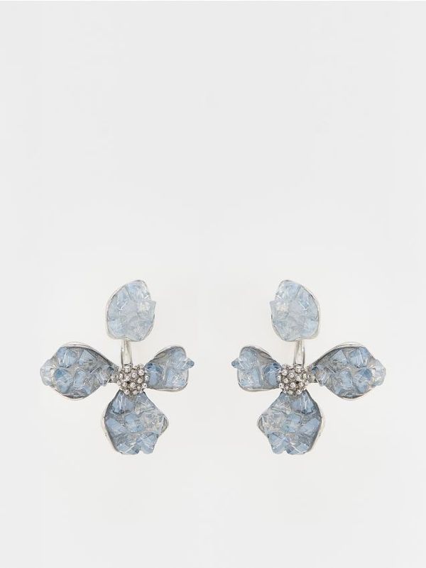 Reserved Reserved - Naušnice u obliku cvijeća - plava