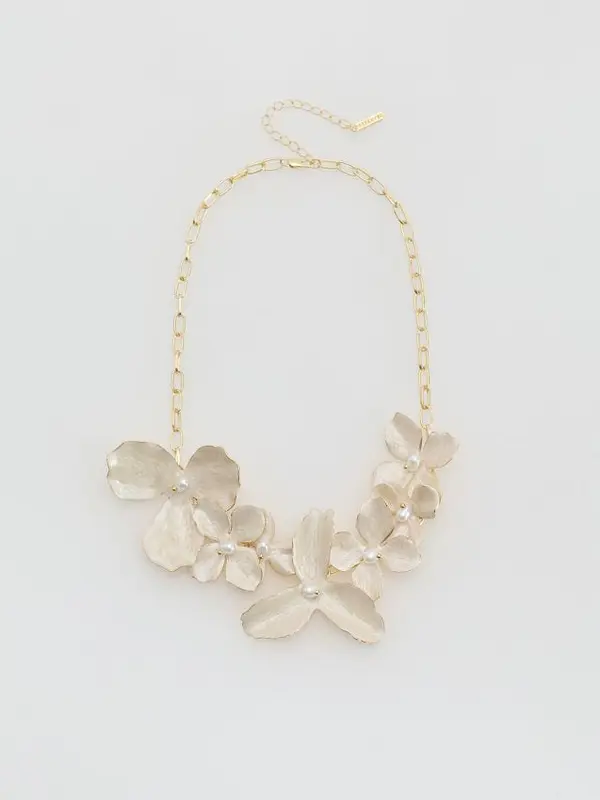 Reserved Reserved - NECKLACE - krem