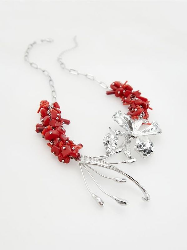 Reserved Reserved - NECKLACE - srebrna