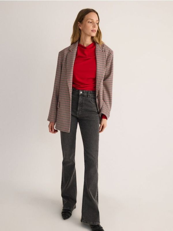 Reserved Reserved - Obična bluza s visokim udjelom modalnih vlakana - crvena